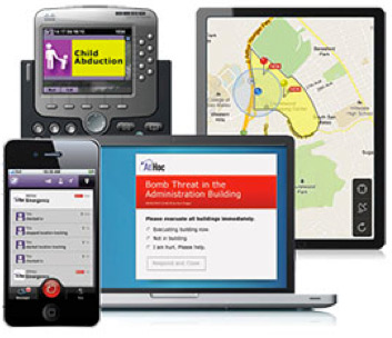 screenshot of Blackberry AtHoc